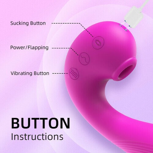 Multifunction Clitoral Sucking and G Spot Stimulation Vibrator