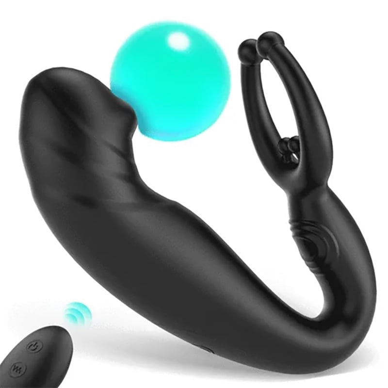 Beads Massage P-spot 9 Vibrating Prostate Massager Anal Toy