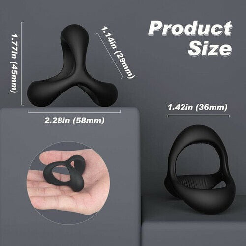 Triangle Silicone Cock Ring