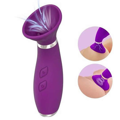 Tongue Design Vibrating Clit Sucker