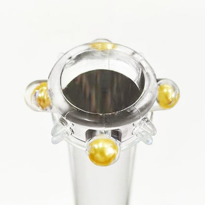 Particle Dragon Ball Crystal Ring Men's Sex Toys Lock Essence Ring Wolf Tooth Set