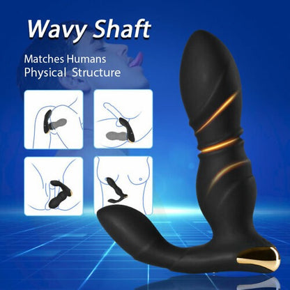 Unisex 8-Frequency Vibration Thrusting Anal Vibrator