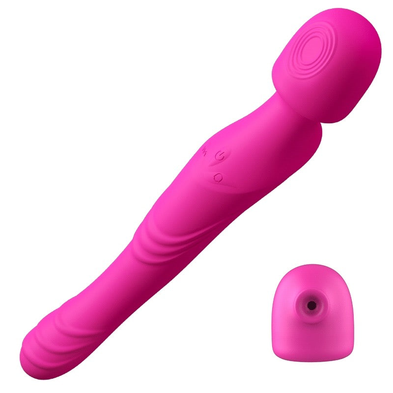 Ardor 5-in-1 Sucking Tapping Thrusting Rotating G-Spot Dildo Vibrator for Women Couple