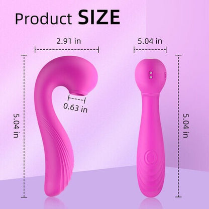 Multifunction Clitoral Sucking and G Spot Stimulation Vibrator