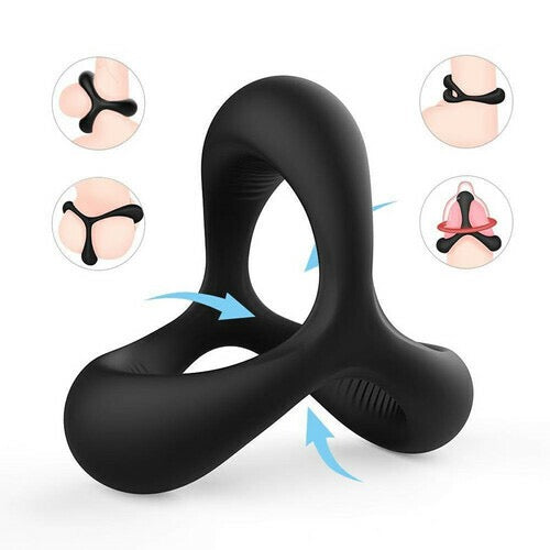 Triangle Silicone Cock Ring