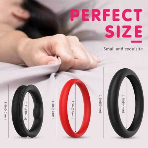 Detachable Triple Longer Harder Stronger Erection Cock Rings