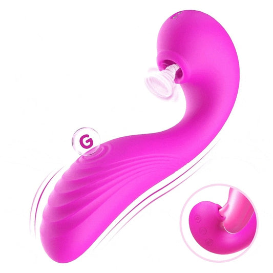 Multifunction Clitoral Sucking and G Spot Stimulation Vibrator