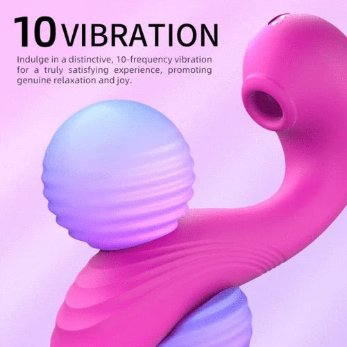 Multifunction Clitoral Sucking and G Spot Stimulation Vibrator