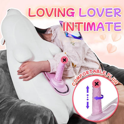 Discreet Polar Bear Pillow Remote Control Sex Machine