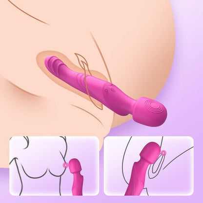 Ardor 5-in-1 Sucking Tapping Thrusting Rotating G-Spot Dildo Vibrator for Women Couple