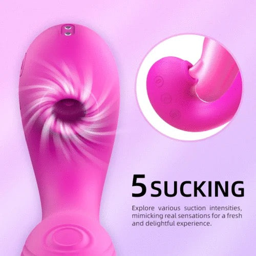 Multifunction Clitoral Sucking and G Spot Stimulation Vibrator