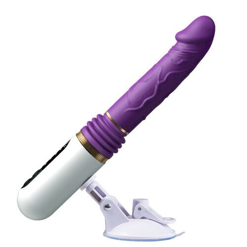 5 Thrusting LED Panel Detachable Purple Curved Dildo Machine